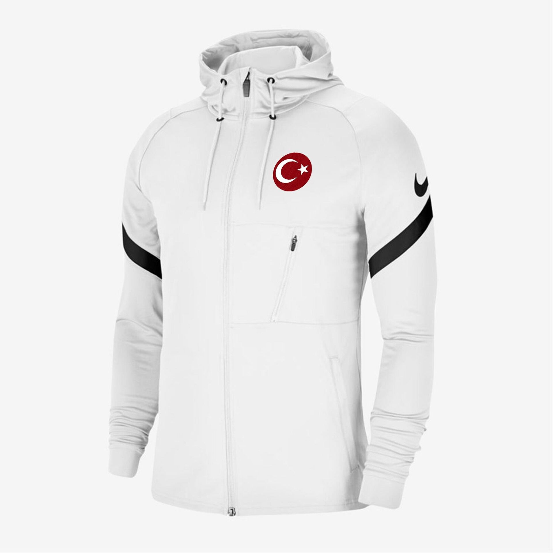 Nike Df Strke21 FZ Hd Jkt Erkek Sweatshirt CW5865-100