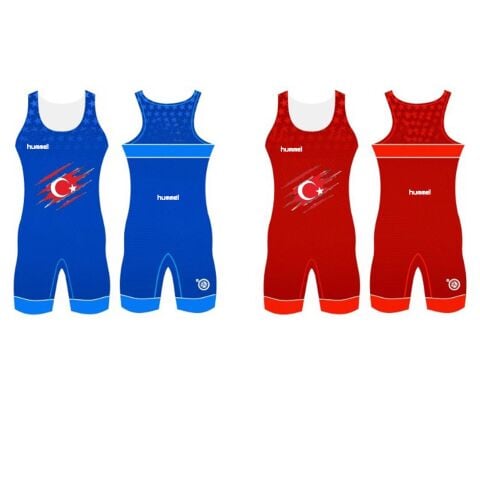 Hummel Kamuflaj Desenli Erkek Güreş Mayosu