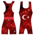 CYBER 2026 ZAFER DESENLİ ERKEK GÜREŞ MAYOSU