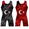 CYBER 2026 ZAFER DESENLİ KADIN GÜREŞ MAYOSU