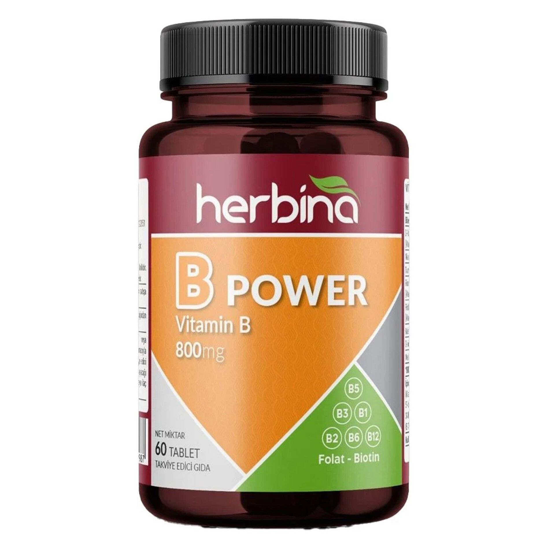 Herbina B-Power 800 mg 60 Tablet