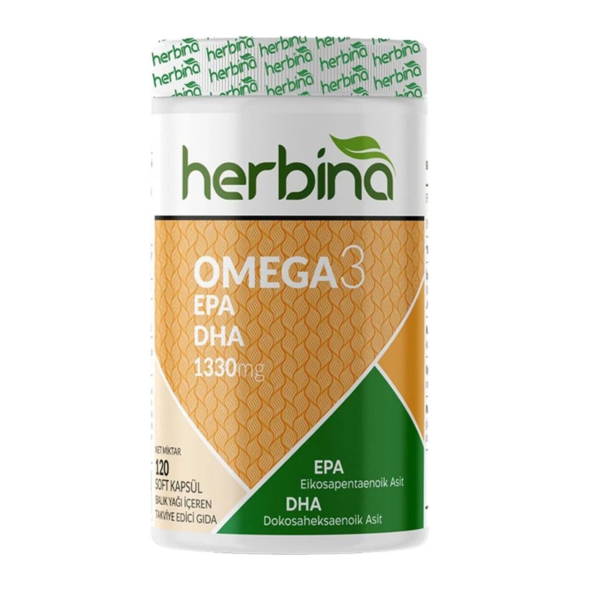 Herbina Omega 3 Balık Yağı 120 Softjel
