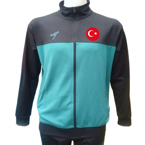 Srt Seromoni Dalgıç Eşofman Takımı Siyah-Turkuaz