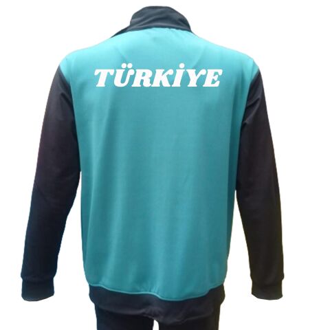 Srt Seromoni Dalgıç Eşofman Takımı Siyah-Turkuaz