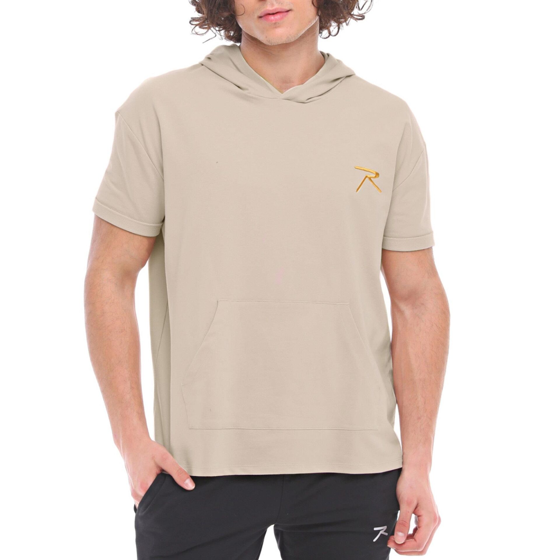 Raru Cotton Short Sleeved Hoodie OCULUS ROTS101