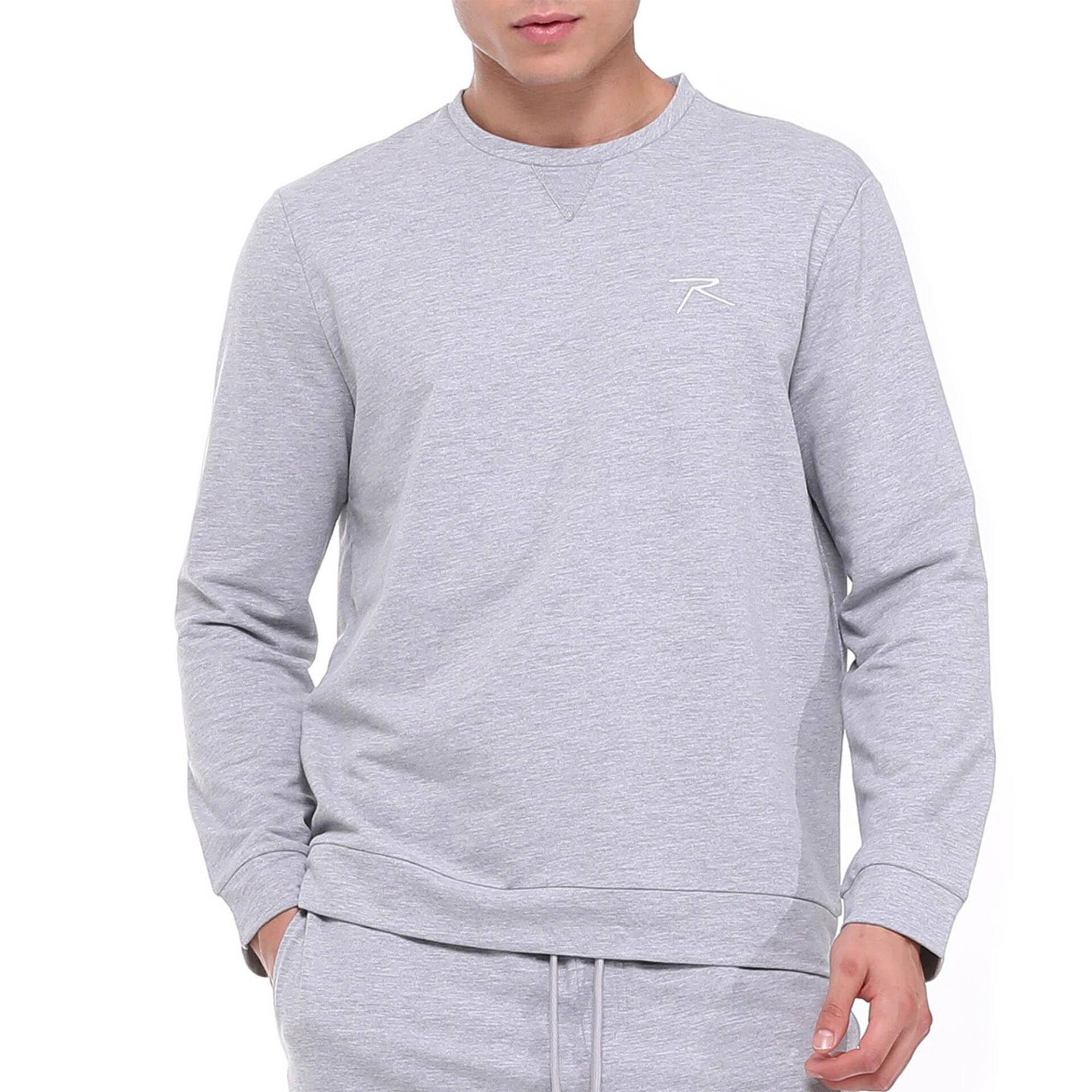 Raru Cotton Crew Neck Basic Sweatshirt PORTA RHOS101